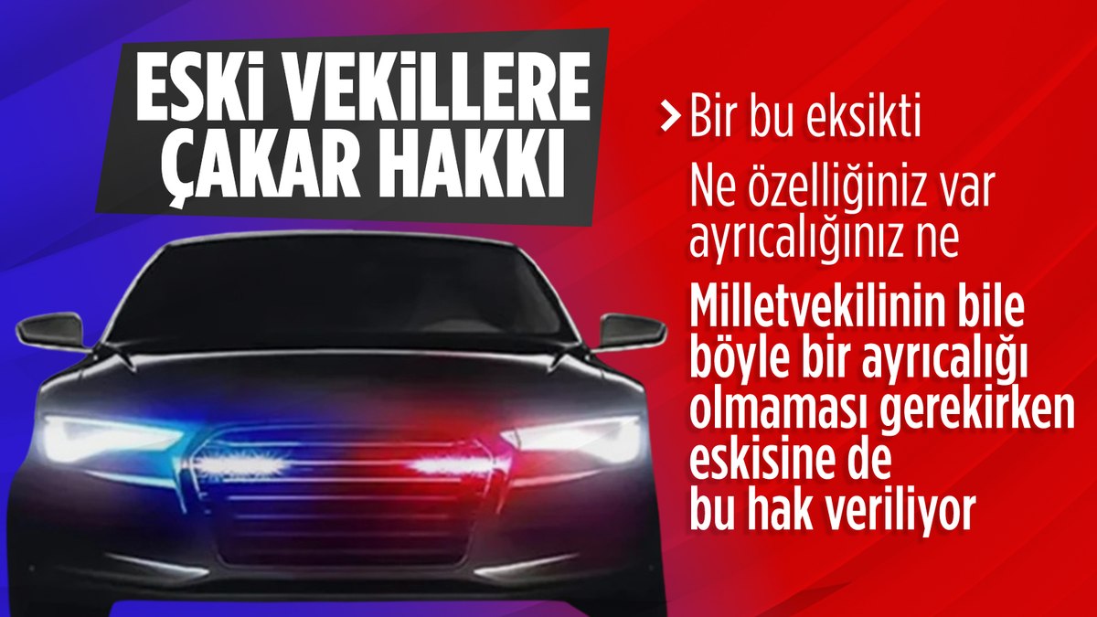 CHP’liler ısrar etti: Eski milletvekillerine çakar ve geçiş üstünlüğü onayı çıktı