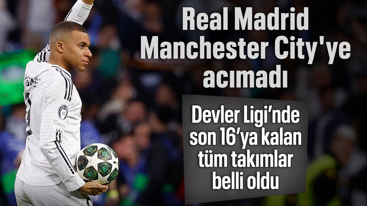 Şampiyonlar Ligi’nde tur atlayan takımlar: Real Madrid evinde Manchester City’yi rahat geçti