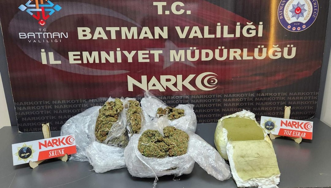 Batman’da uyuşturucu operasyonu