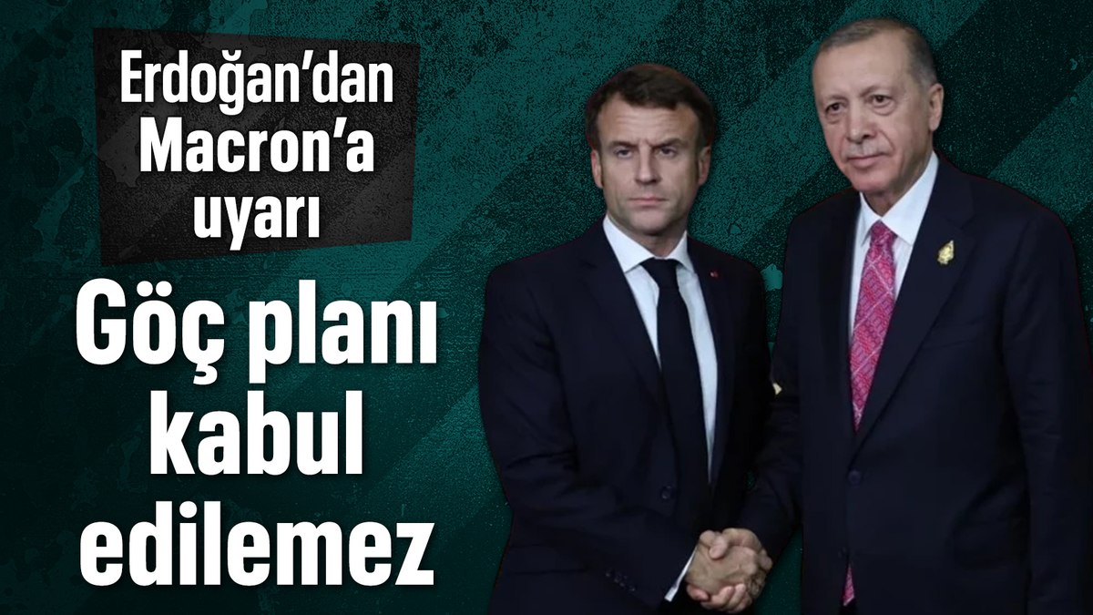 Cumhurbaşkanı Erdoğan, Fransız mevkidaşı Macron ile görüştü
